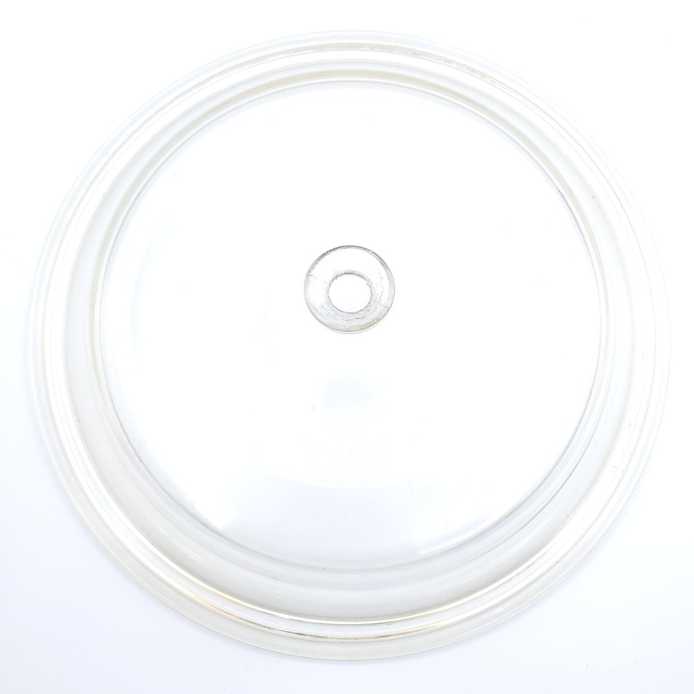 Large Glass Replacement Lid for Cast Iron Skillets & Pyrex 11.25" ID 12" OD